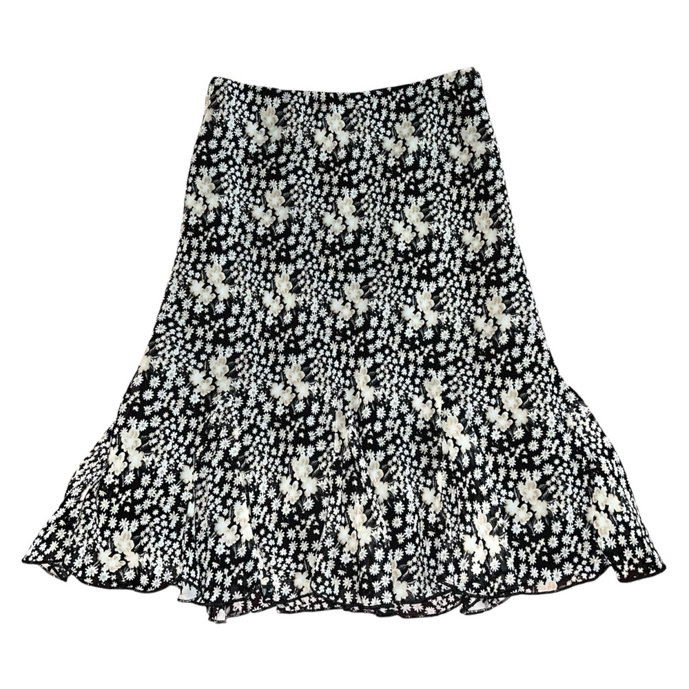 Y2K Floral Midi Skirt